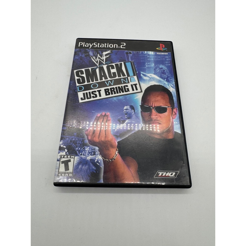 WWF SmackDown Just Bring It‎ Sony PlayStation 2 PS2 Game Complete with Manual